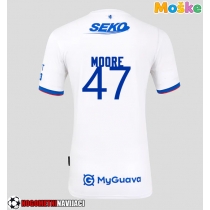 Moške Nogometnih dresov Rangers Mikey Moore #47 Gostujoči 2025-26 Kratki rokavi